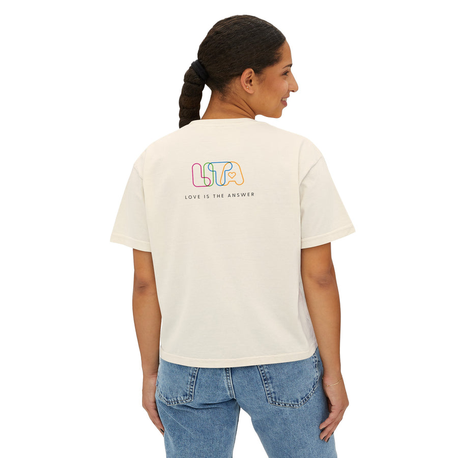Women's Boxy Tee - Love Is The Answer