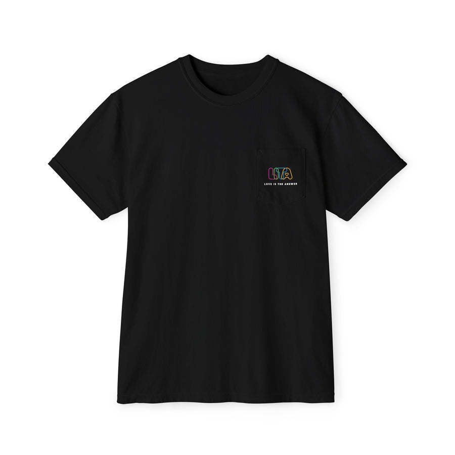 Pocket T-Shirt - With Love All Is Possible