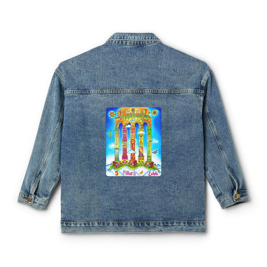 Women's Denim Jacket - Pillars Of Love