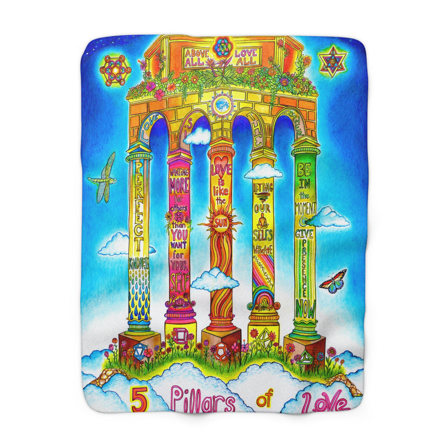 Sherpa Fleece Blanket - Pillars of Love