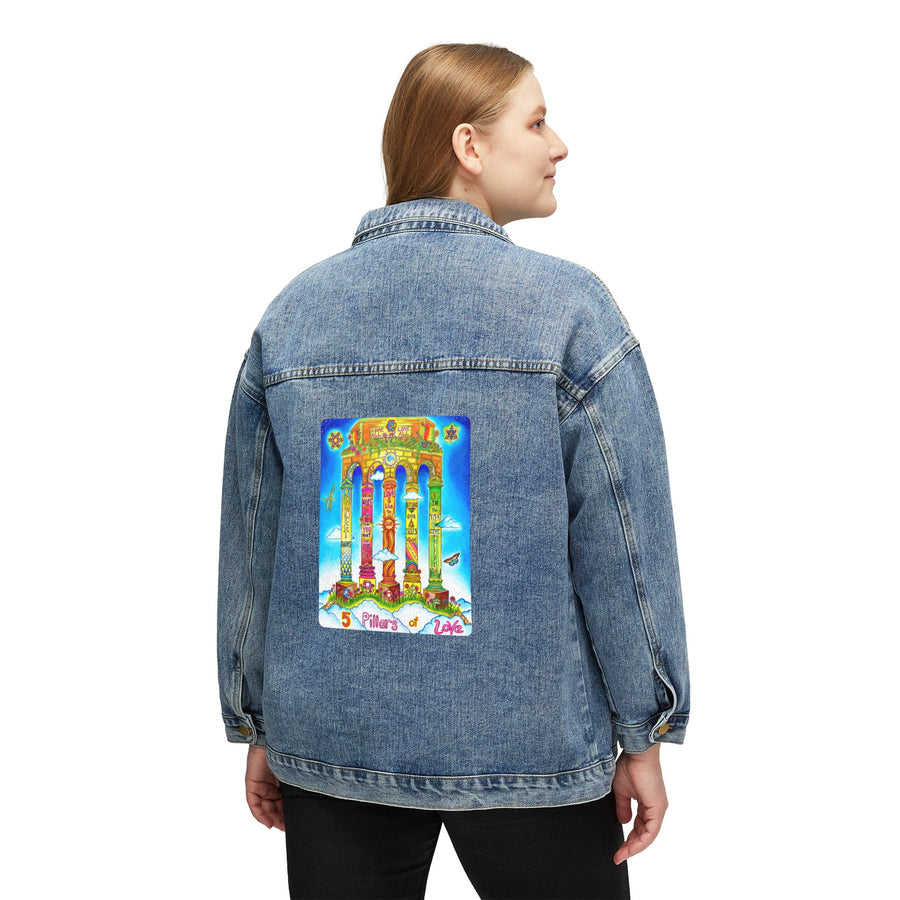 Women's Denim Jacket - Pillars Of Love