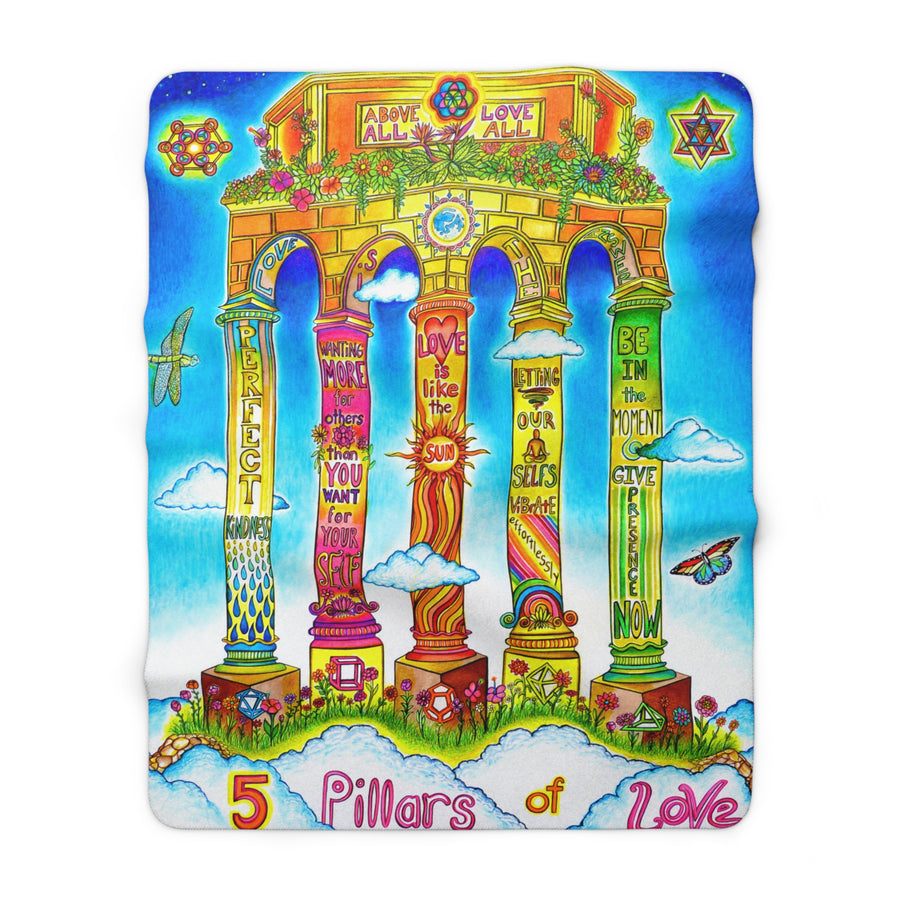 Sherpa Fleece Blanket - Pillars of Love