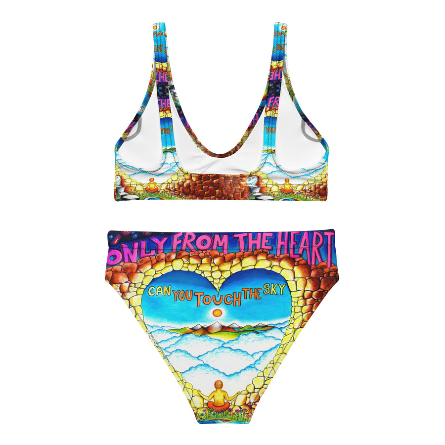 Recycled High-waisted Bikini - Only From The Heart