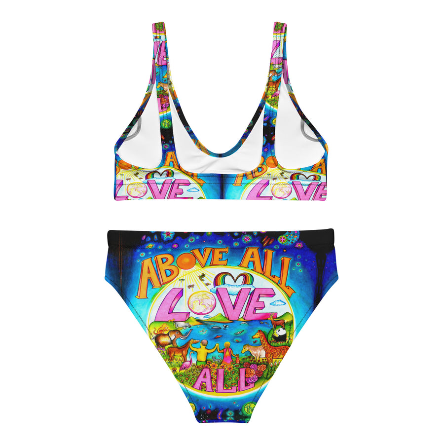 Recycled High-waisted Bikini - Above ALL Love ALL