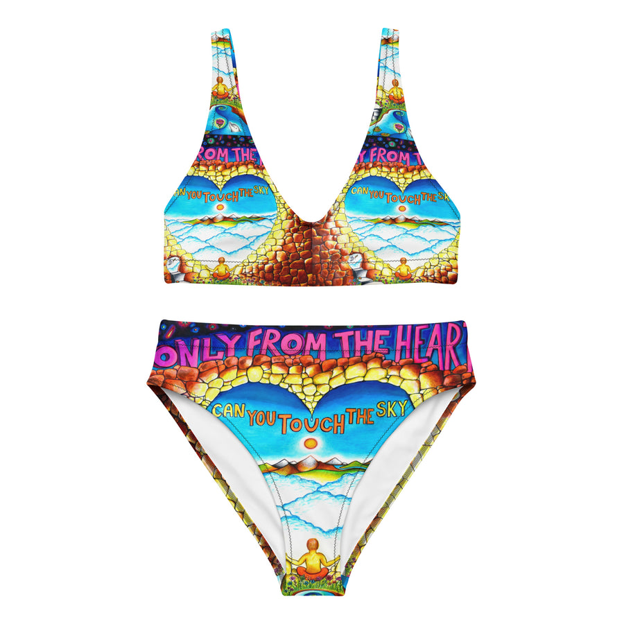 Recycled High-waisted Bikini - Only From The Heart