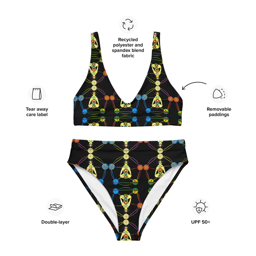 Recycled High-waisted Bikini - Yogi 5 Elements