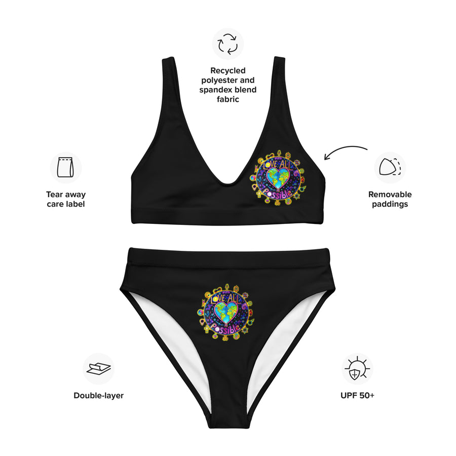 Recycled High-waisted Bikini - With Love All Is Possible