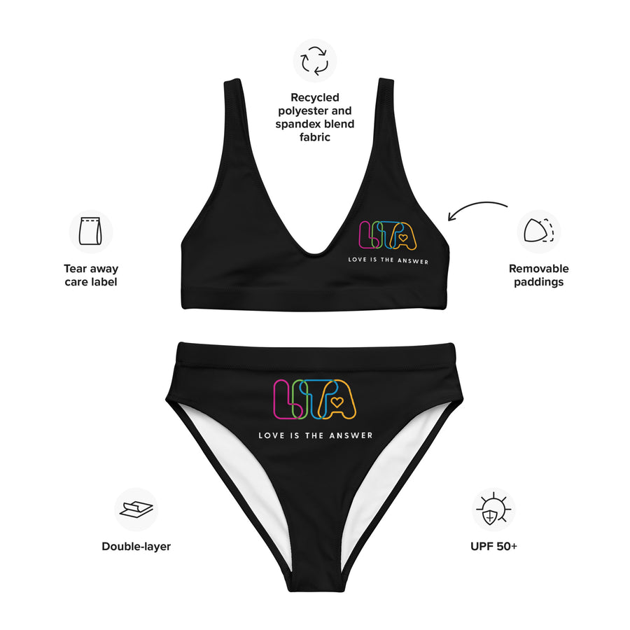 Recycled High-waisted Bikini - LITA