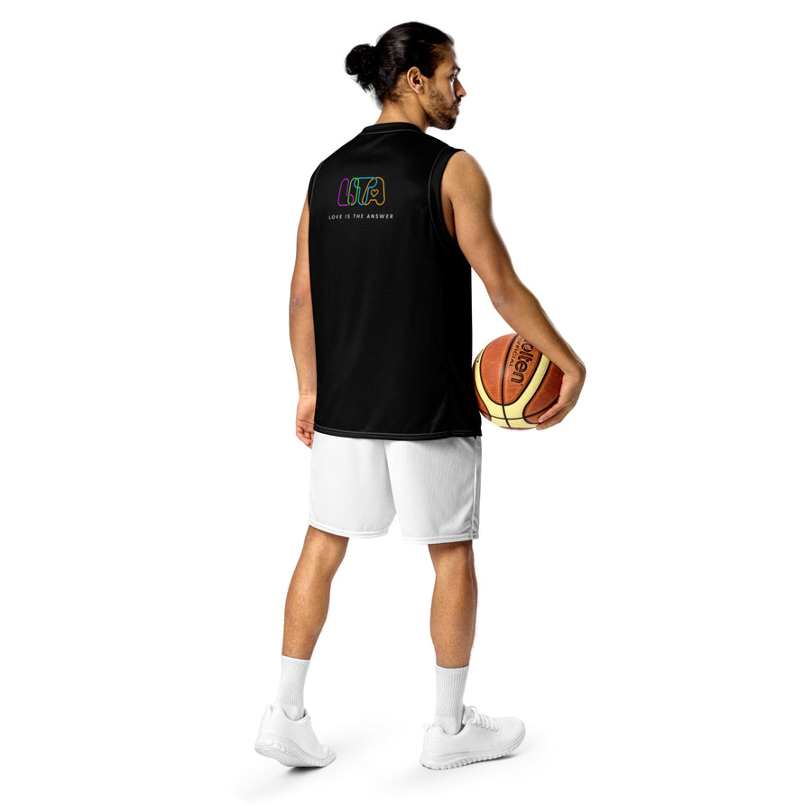 Recycled Unisex Basketball Jersey - Yogi 5 Elements