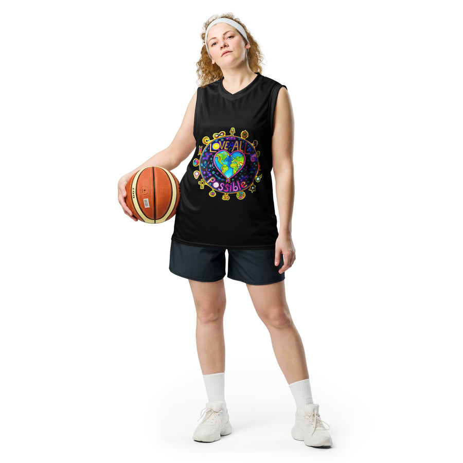 Basketball Jersey - With Love All Is Possible