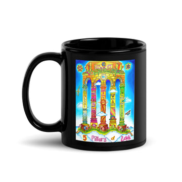 Black Glossy Mug - Pillars Of Love