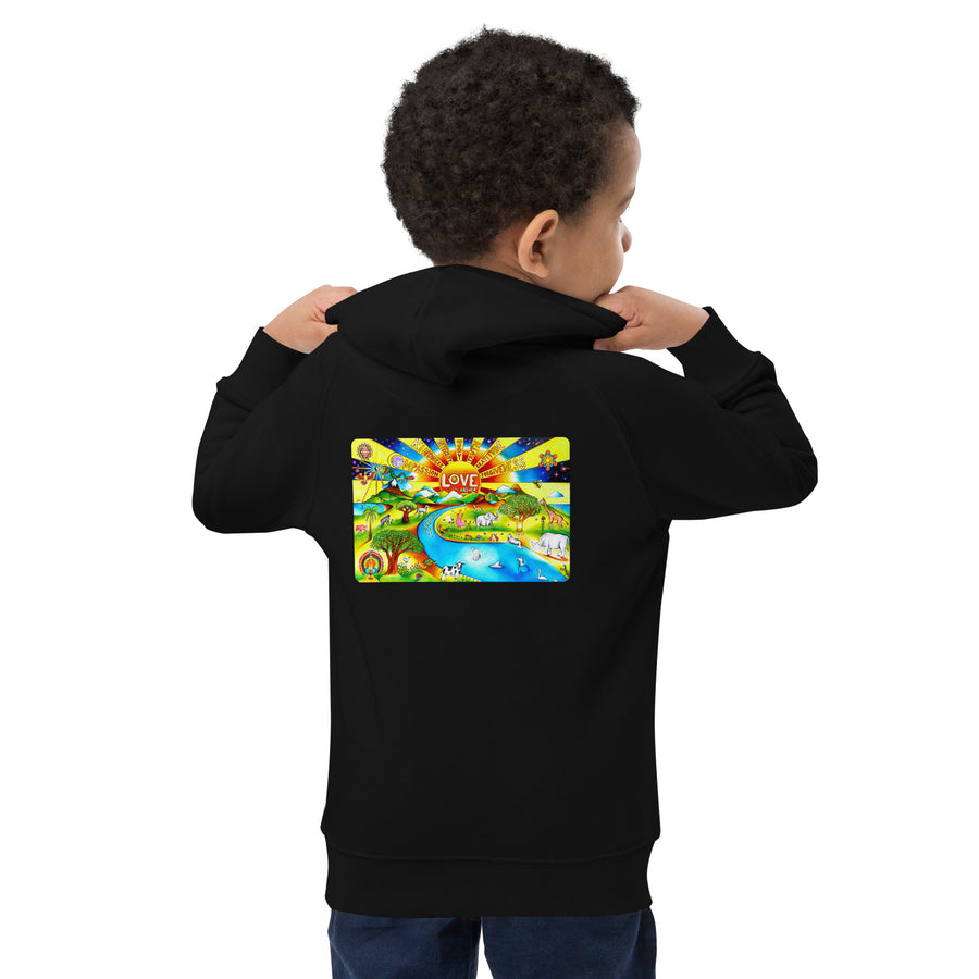 Kids eco hoodie - Love Is The Answer