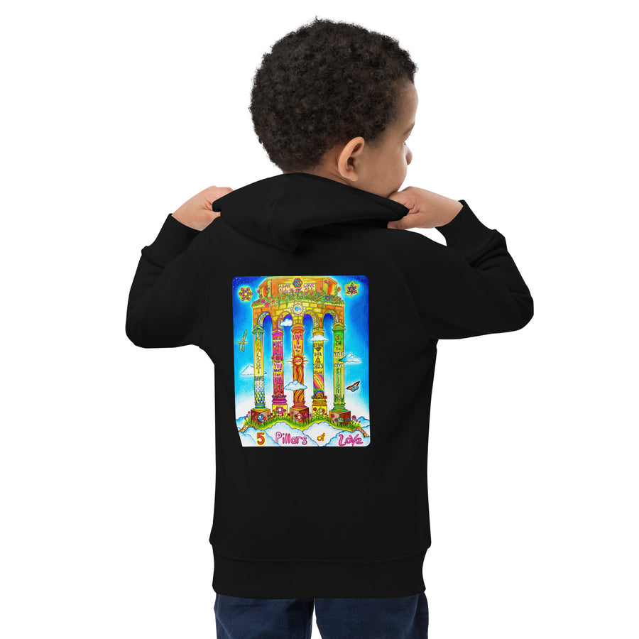 Kids eco hoodie - Pillars Of Love