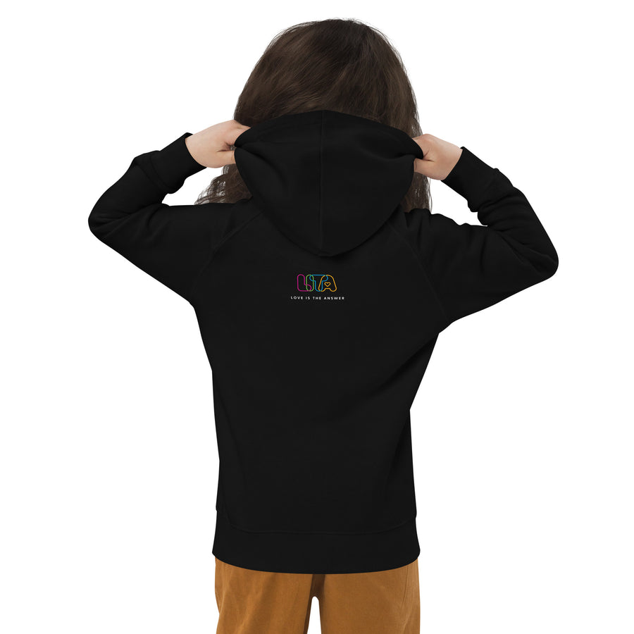 Kids eco hoodie - With Love All Is Possible