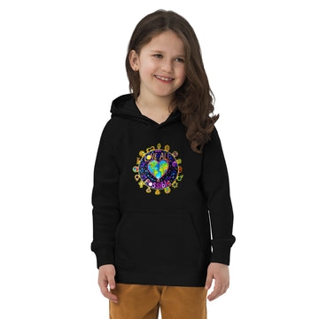 Kids eco hoodie - With Love All Is Possible