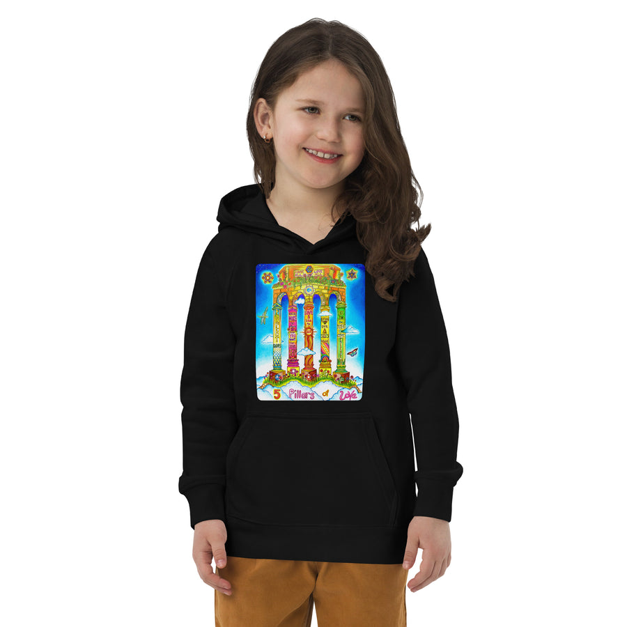 Kids eco hoodie - Pillars Of Love