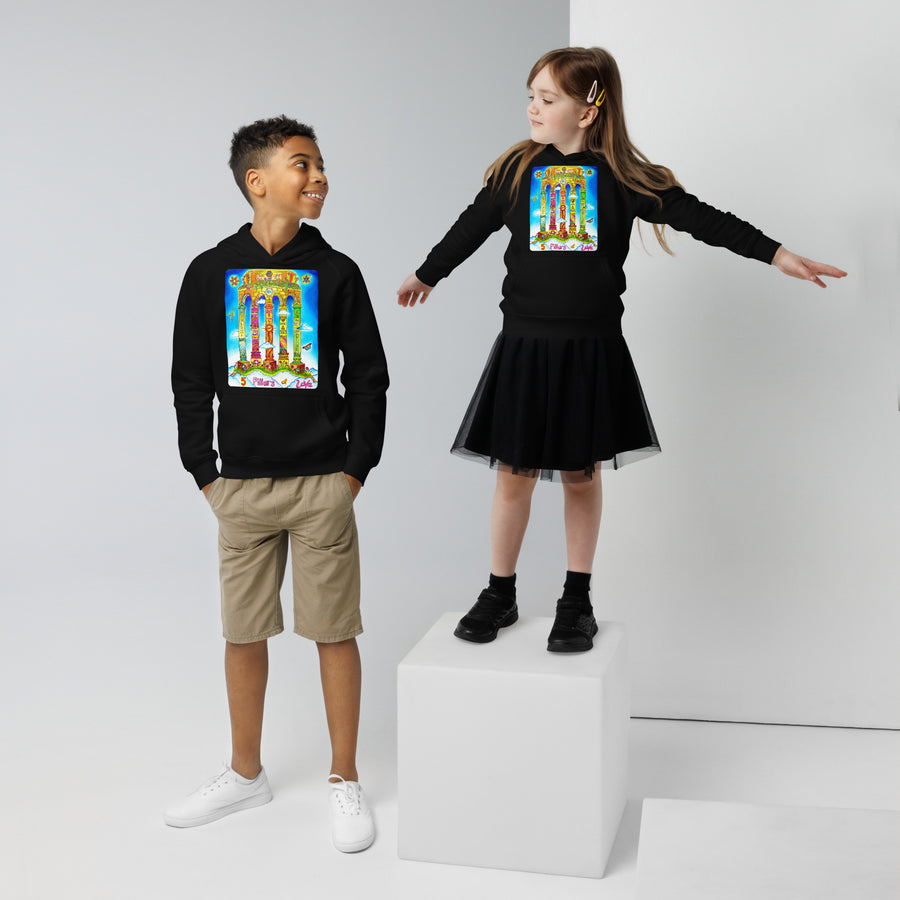 Kids eco hoodie - Pillars Of Love