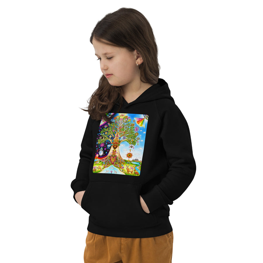 Kids eco hoodie - Tree Of Love