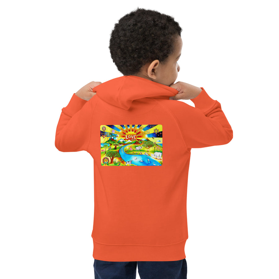 Kids eco hoodie - Love Is The Answer