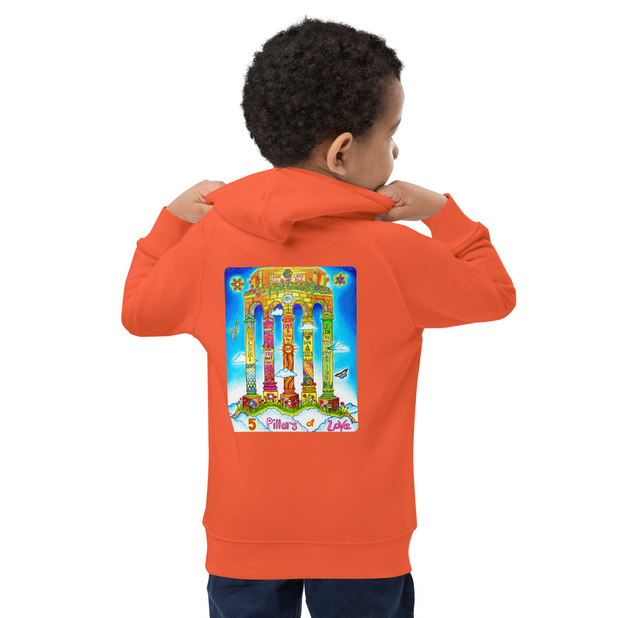 Kids eco hoodie - Pillars Of Love