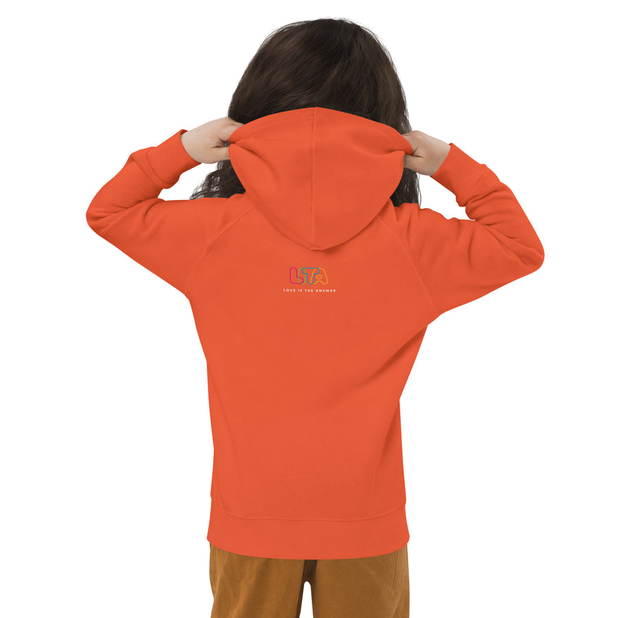 Kids eco hoodie - With Love All Is Possible