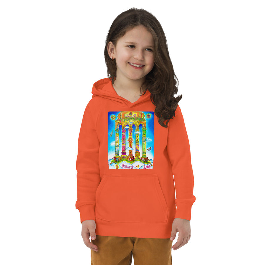 Kids eco hoodie - Pillars Of Love