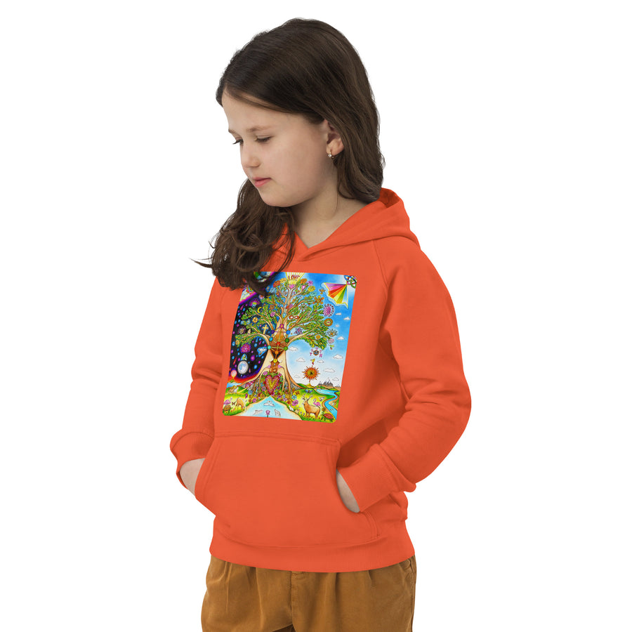 Kids eco hoodie - Tree Of Love