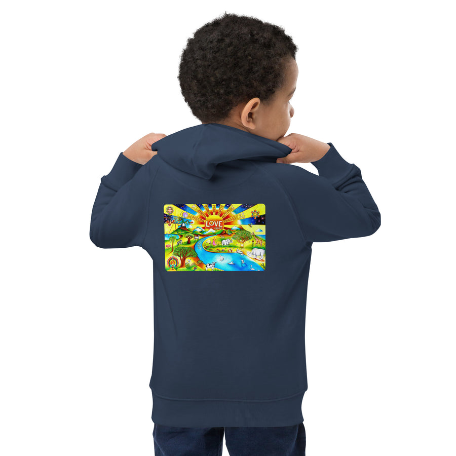 Kids eco hoodie - Love Is The Answer