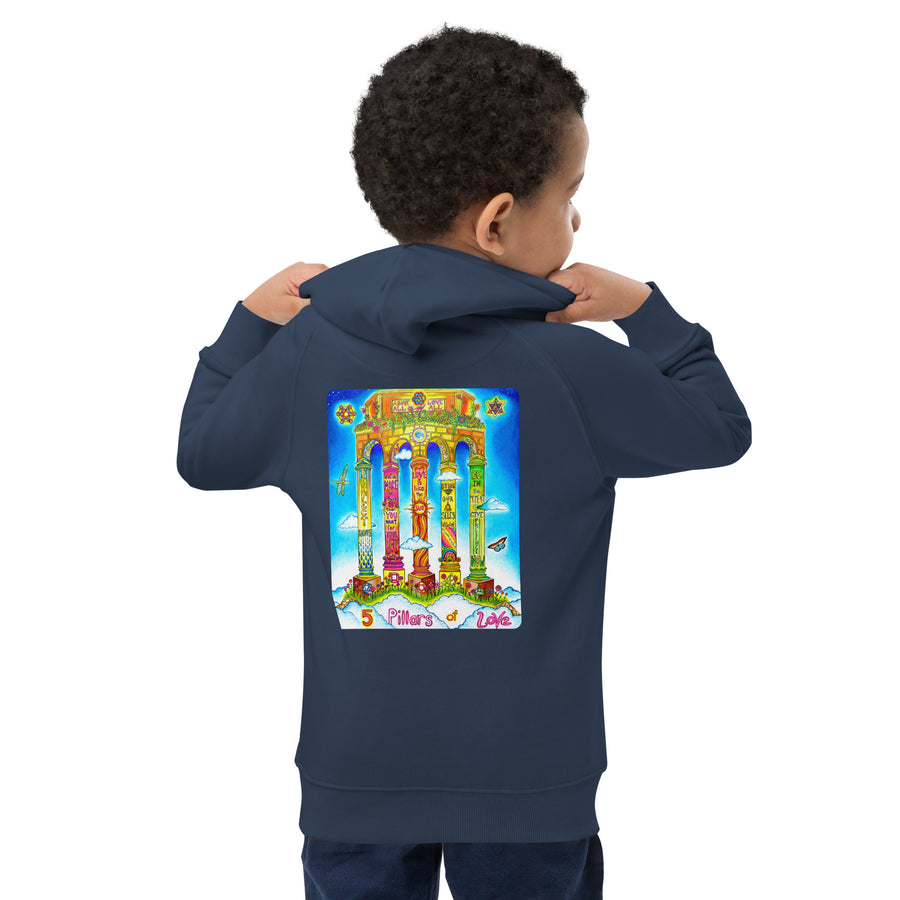 Kids eco hoodie - Pillars Of Love