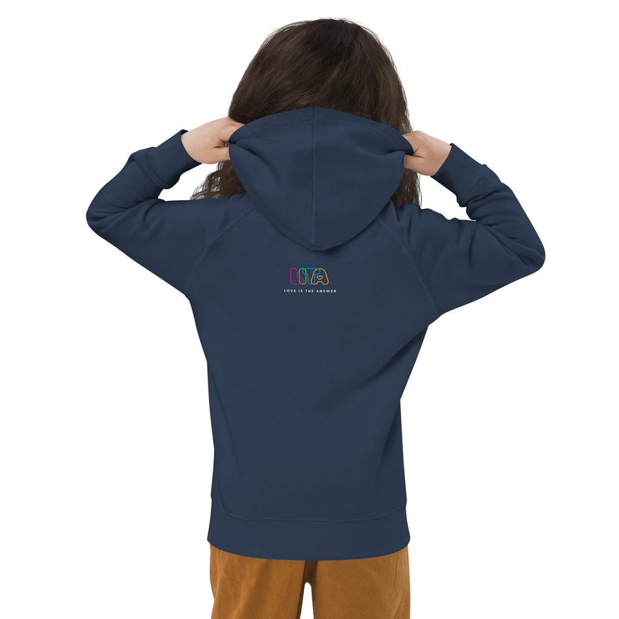 Kids eco hoodie - With Love All Is Possible