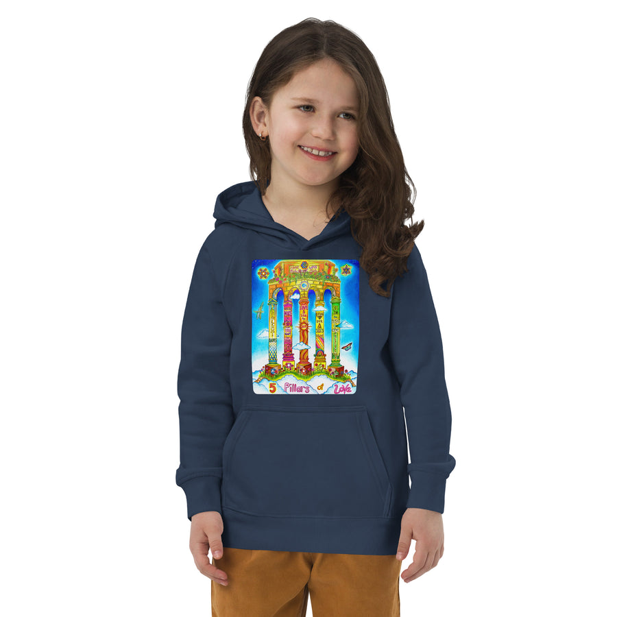 Kids eco hoodie - Pillars Of Love