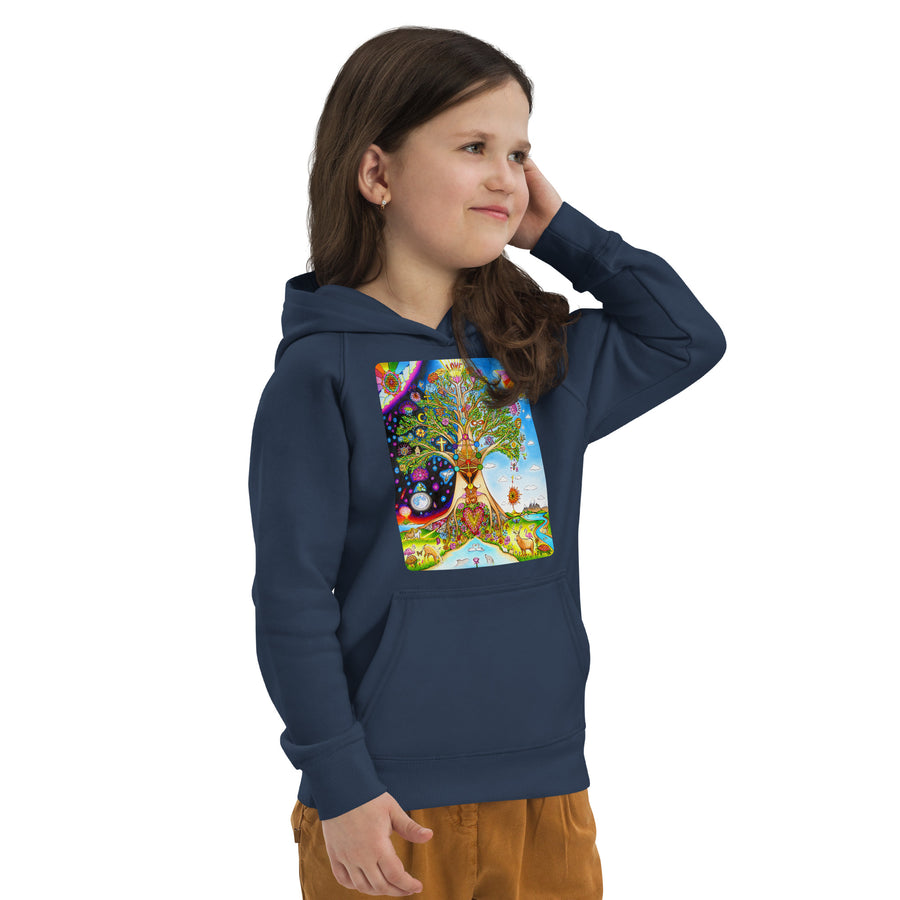 Kids eco hoodie - Tree Of Love