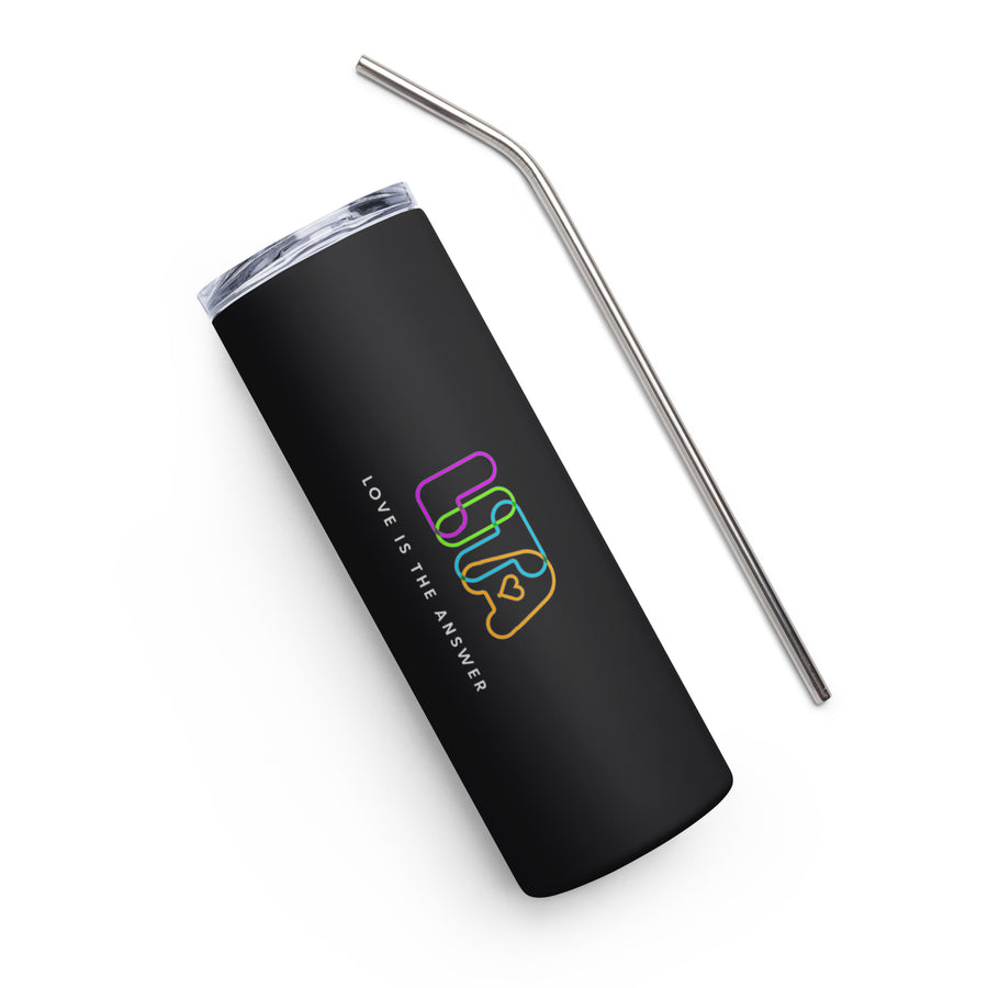 Stainless steel tumbler - With Love All Is Possible