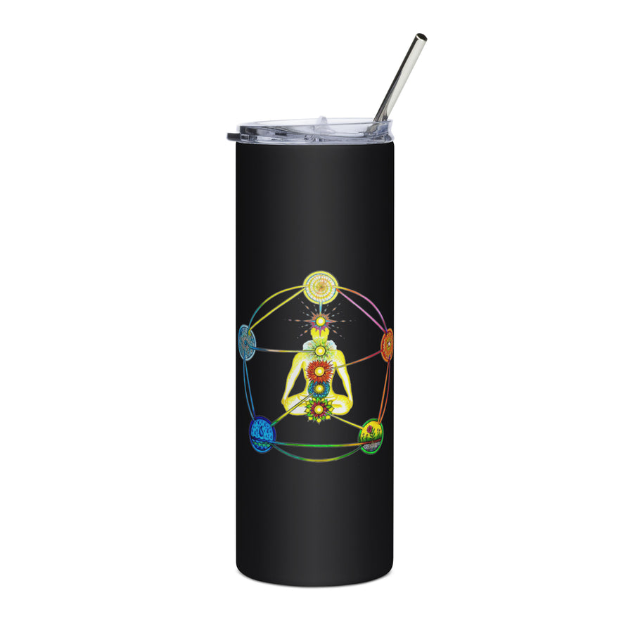 Stainless Steel Tumbler - 5 Element Yogi