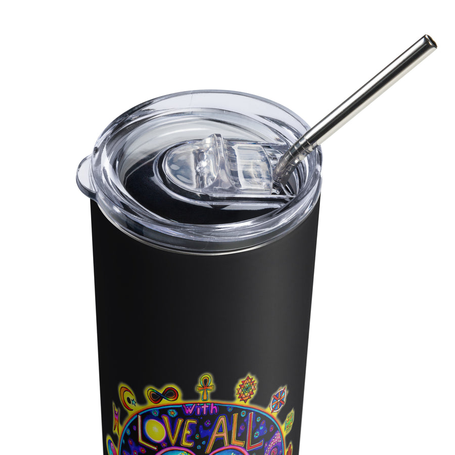 Stainless steel tumbler - With Love All Is Possible
