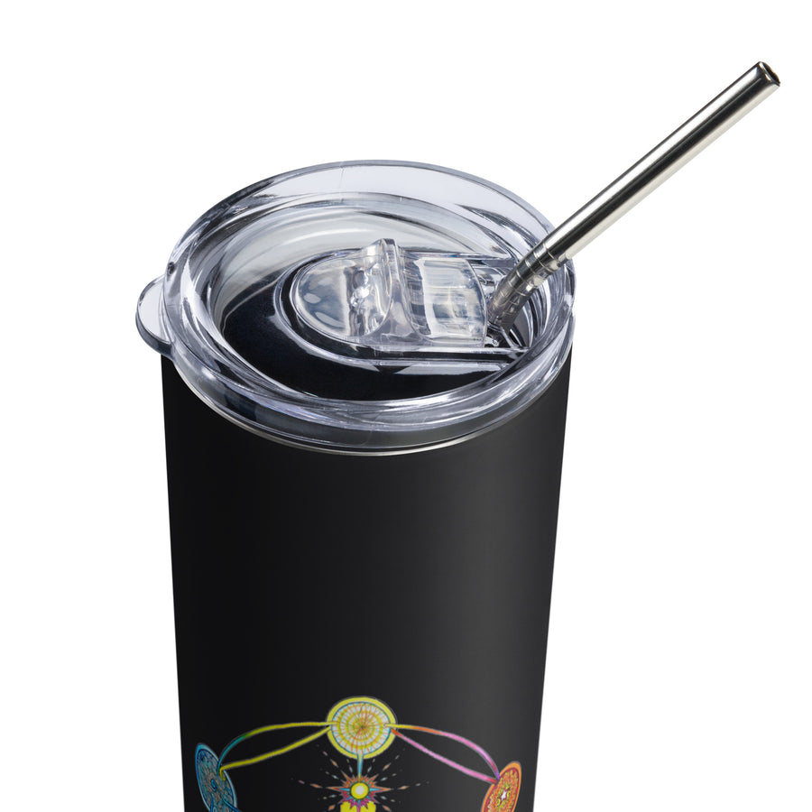 Stainless Steel Tumbler - 5 Element Yogi