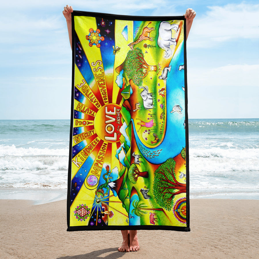 Beach Towel - Love is the Answer