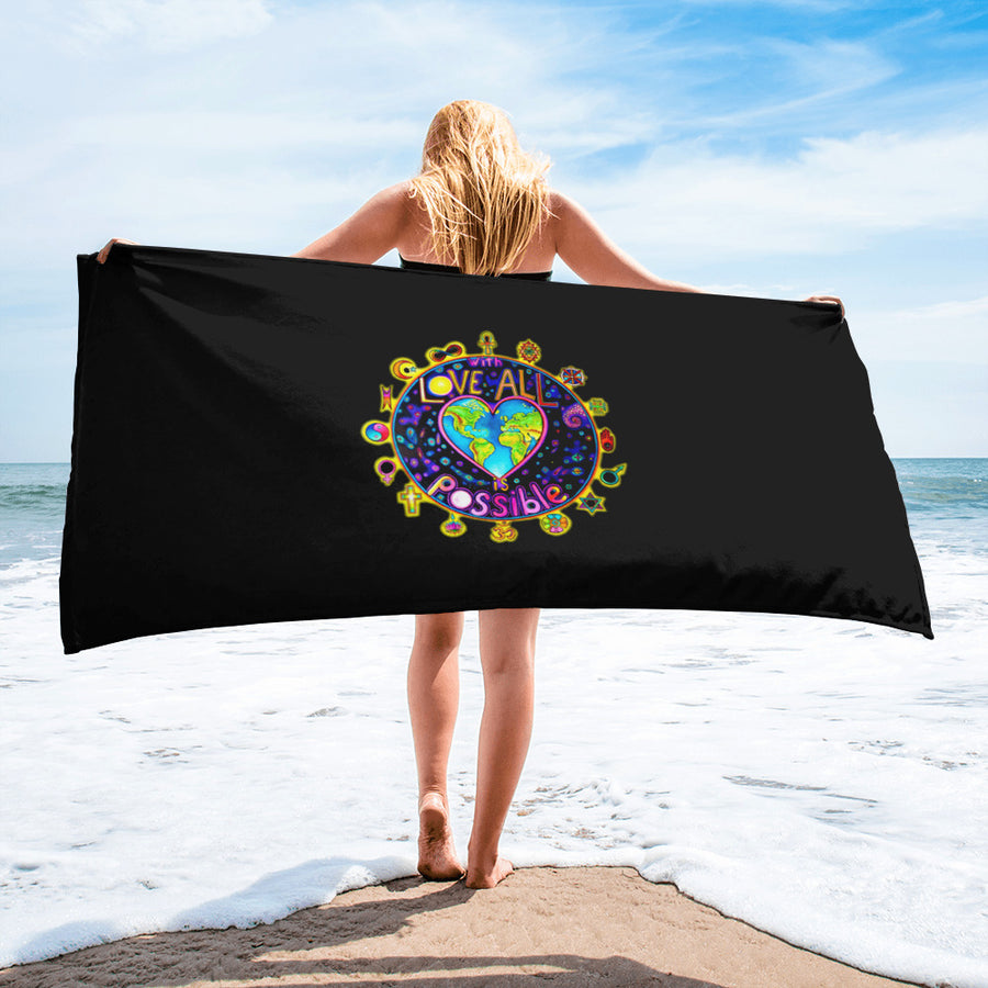 Beach Towel - With Love All Is Possible