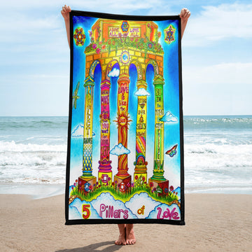 Beach Towel - Pillars Of Love