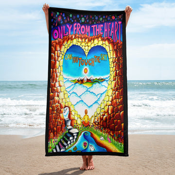 Beach Towel - Only From The Heart