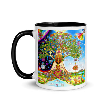 Mug with Color Inside - Tree Of Love