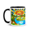 Mug with Color Inside - Love Is The Answer