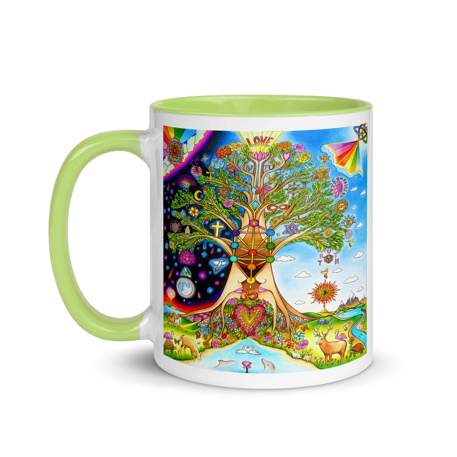 Mug with Color Inside - Tree Of Love