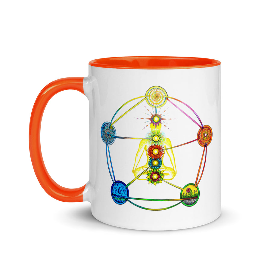 Mug with Color Inside - Yogi 5 Elements