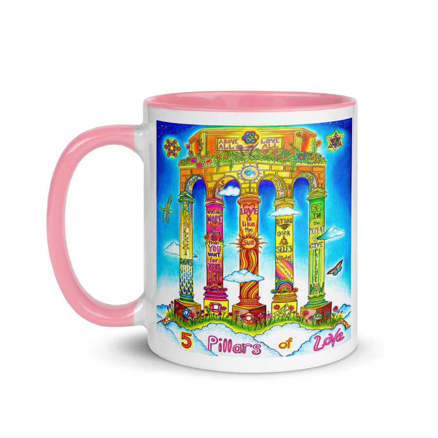 Mug with Color Inside - Pillars Of Love