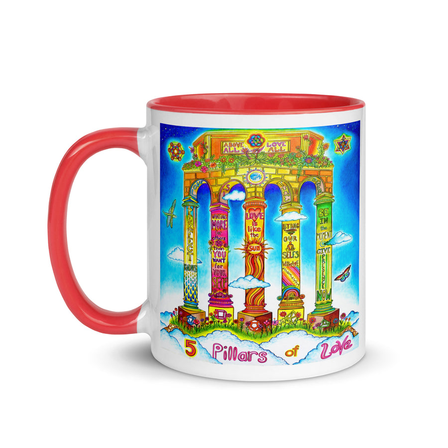 Mug with Color Inside - Pillars Of Love