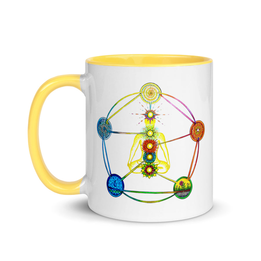 Mug with Color Inside - Yogi 5 Elements
