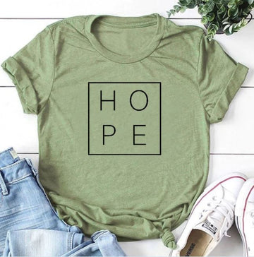 Hope-Casual Cotton T-shirt