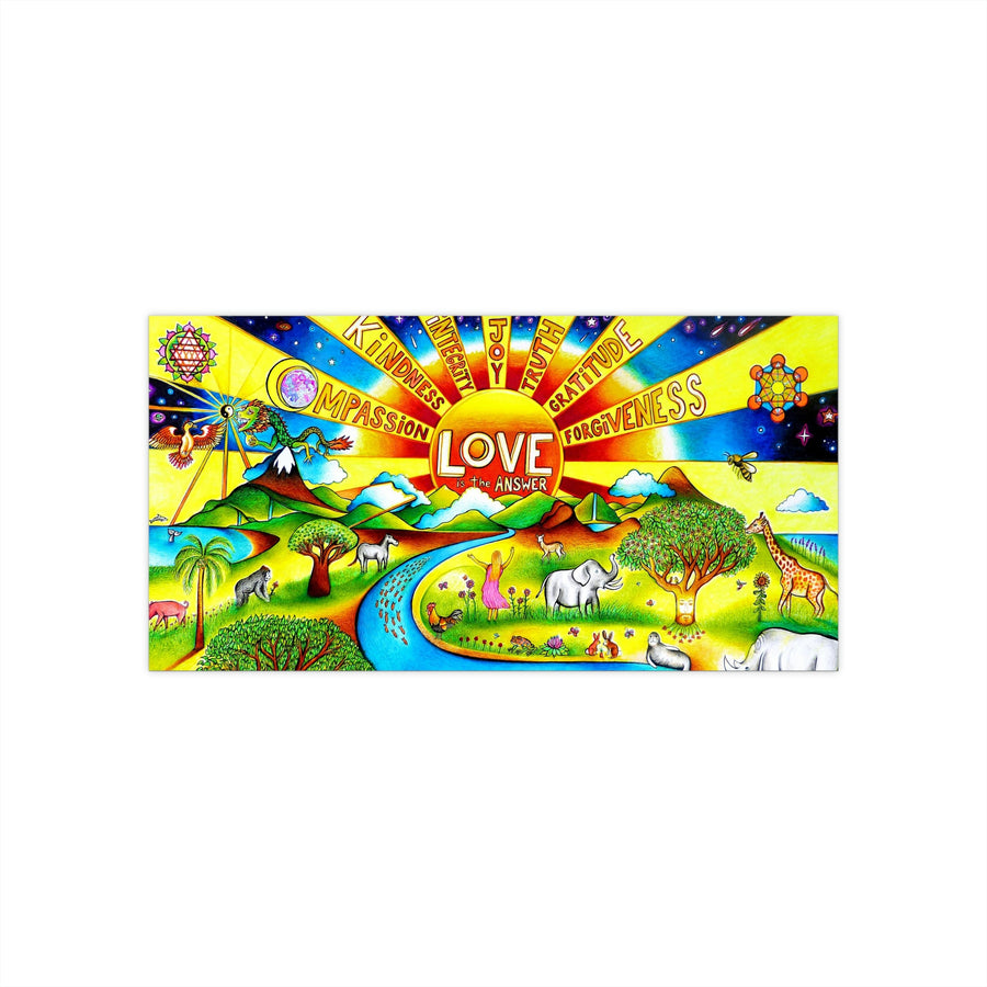 Bumper Sticker - Love is the Answer