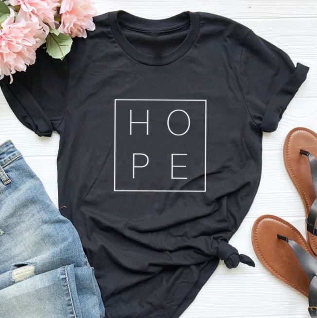 Hope-Casual Cotton T-shirt